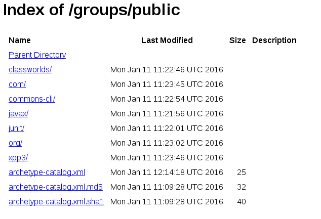 Dependencies in repo